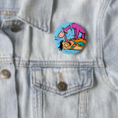 Dino leckt Fred Flintstone Button (Beispiel)