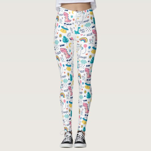 Dino Leggings (Vorderseite)