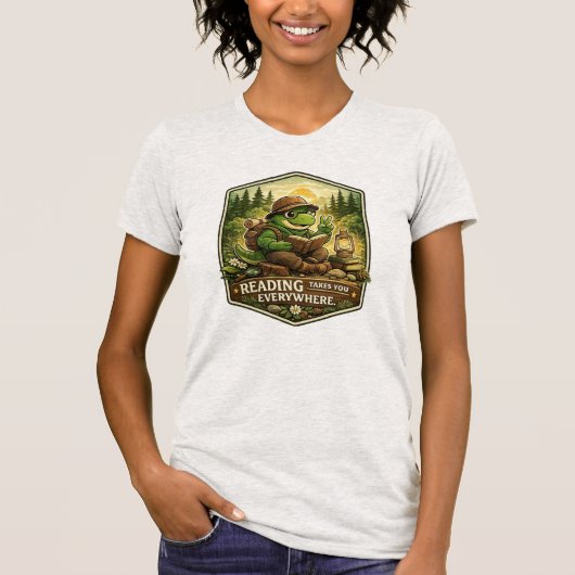 Dino Lesen T-Shirt (Vorderseite)