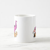 Dino Licking Fred Flintstone Kaffeetasse (Mittel)