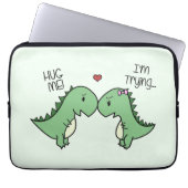 Dino-Liebe-Laptop-Hülse! Laptopschutzhülle (Vorderseite)