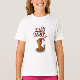 Dino-Liebe-T-Shirt mit Kammli T-Shirt