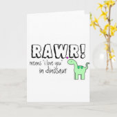 Dino Lingo Karte (Gelbe Blume)