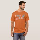 Dino Love Geschenk T-Shirt (Vorne ganz)