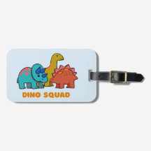 Dino Luggage Tag