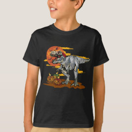 Dino-Mash: Spooky Pumpkinosaurier T-Shirt