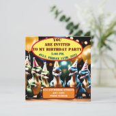 Dino Mighty II Einladung (Stehend Vorderseite)