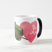 Dino mit Rose Sei meine Tasse (VorderseiteRechts)