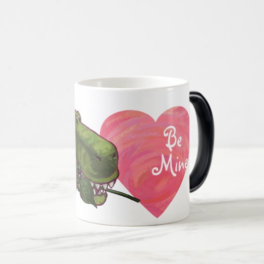 Dino mit Rose Sei meine Tasse (VorderseiteRechts)