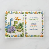 Dino-Mite 1. Geburtstag  Karte (Innenseite)