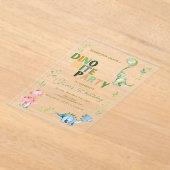 Dino-mite 1. Geburtstags-Party Acryleinladungen (Ablage )