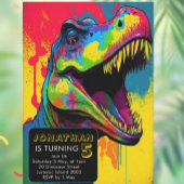 Dino-Mite 5. Geburtstag Einladung