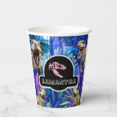Dino-Mite Birthday Bash Pappbecher (Rückseite)