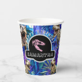 Dino-Mite Birthday Bash Pappbecher (Vorderseite)