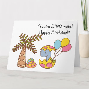 DINO-mite Birthday Karte