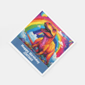 Dino-Mite Birthday Party Serviette (Ecke)