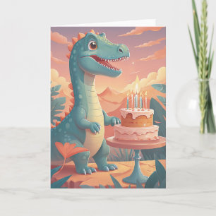 Dino-Mite Birthday Roar Karte