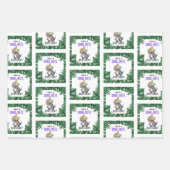 Dino-mite Birthday Wrapping Sheets Geschenkpapier Set (Vorderseite)