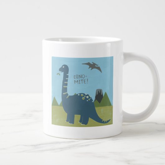 Dino-mite Dinosaur Jumbo-Tasse (Rechts)