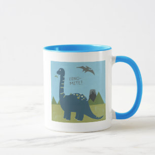 Dino-mite Dinosaur Tasse