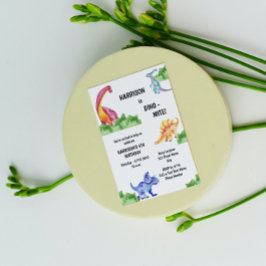 Dino-mite Dinosaurier Einladung zum Geburtstag