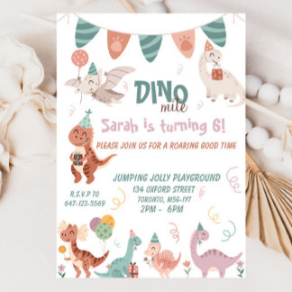 DINO-MITE! EINLADUNG