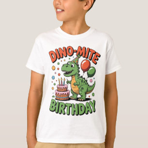 Dino-Mite Geburtstags-T-Shirts im nostalgischen Ca T-Shirt