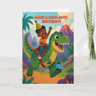 Dino-Mite Geburtstagskarte Feiertagskarte
