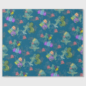 Dino-Mite Kids Geburtstagsparty Dinosaurier Geschenkpapier (Flach)