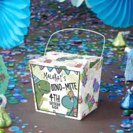 Dino-Mite Kids Geburtstagsparty Dinosaurier Geschenkschachtel
