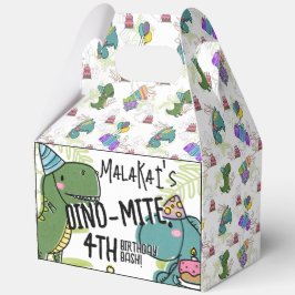 Dino-Mite Kids Geburtstagsparty Dinosaurier Geschenkschachtel