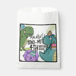 Dino-Mite Kids Geburtstagsparty Dinosaurier Geschenktütchen