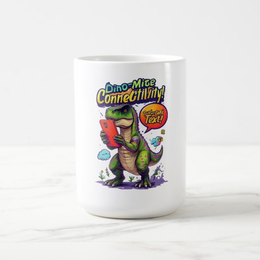 Dino-Mite-Konnektivität Kaffeetasse (Mittel)