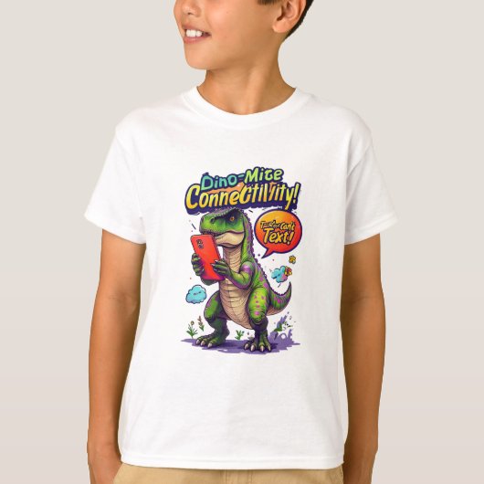 Dino-Mite-Konnektivität T-Shirt (Vorderseite)