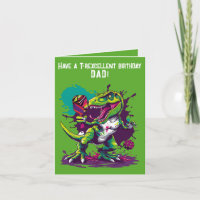 Dino-mite lustiges Pickleball Geburtstagskarte
