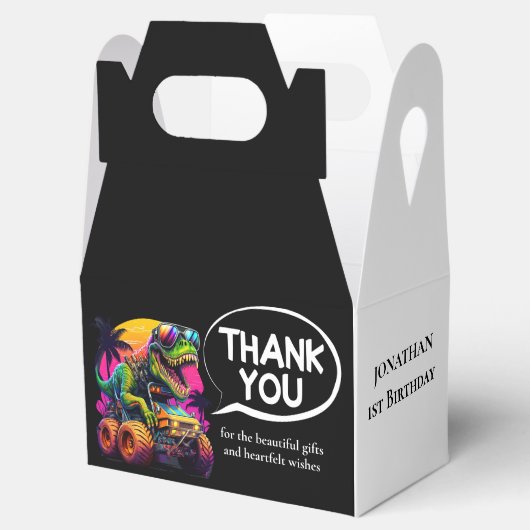 Dino-Mite Monster-Party Geschenkschachtel (Geöffnet)