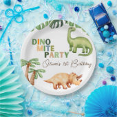 Dino-mite Party 1. Geburtstag Pappteller (Party)