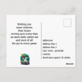 Dino-mite Postkarte (Rückseite)