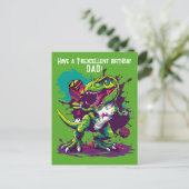 Dino-mite Postkarte (Stehend Vorderseite)