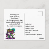 Dino-mite Postkarte (Rückseite)