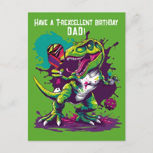 Dino-mite Postkarte (Vorderseite)