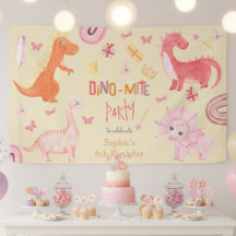 Dino-Mite-Rosa-Dino-Geburtstagsparty
