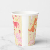 Dino-Mite-Rosa-Dino-Geburtstagsparty Pappbecher (Rechts)