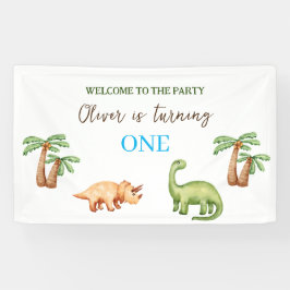 Dino-mite t-rex Geburtstagsparty Banner