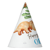 Dino-mite t-rex Geburtstagsparty Partyhütchen (Links)