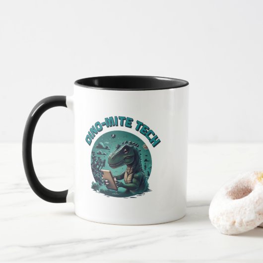 Dino-Mite Tech Tasse (Mit Donut)