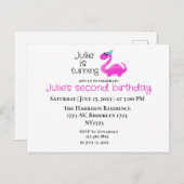 Dino-mite zum Geburtstag Postkarte (Vorne/Hinten)