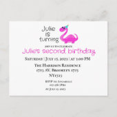 Dino-mite zum Geburtstag Postkarte (Vorderseite)