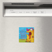 Dino-Monster mit Anführungszeichen auf Magnet (In Situ (Geschirrspüler))