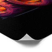 Dino Monster Truck Poster (Ecke)